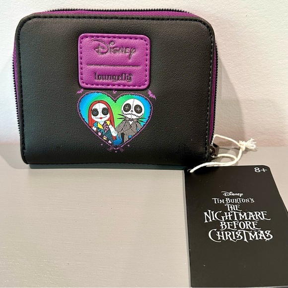 Loungefly Disney Nightmare Before Christmas Jack and Sally wallet - Picture 7 of 8